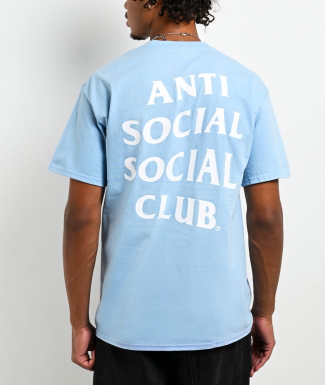 Anti Social Social Club Mind Games Light Blue T-Shirt - Anti Social Social Club