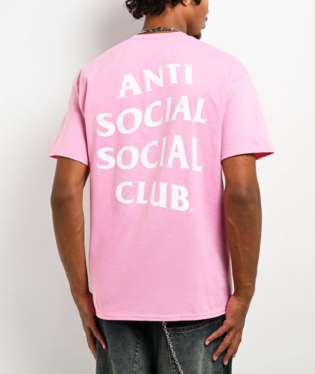 Anti Social Social Club Mind Games Pink T-Shirt - Anti Social Social Club