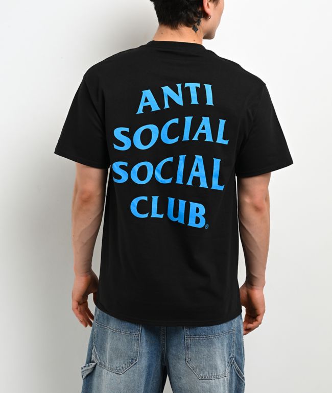 Anti Social Social Club Mind Games Black & Blue T-Shirt - Anti Social Social Club