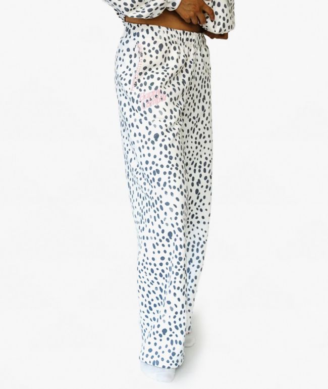 Happy Camp3r Dalmatian Darling White Sweatpants - Happy Camp3r