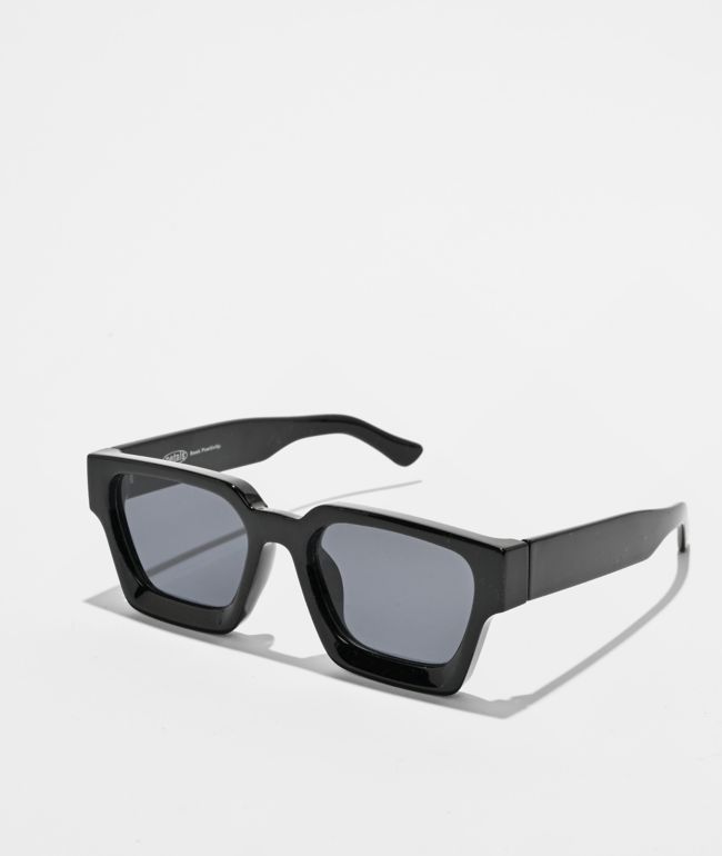 Optimistics Square Black Sunglasses - Petals and Peacocks