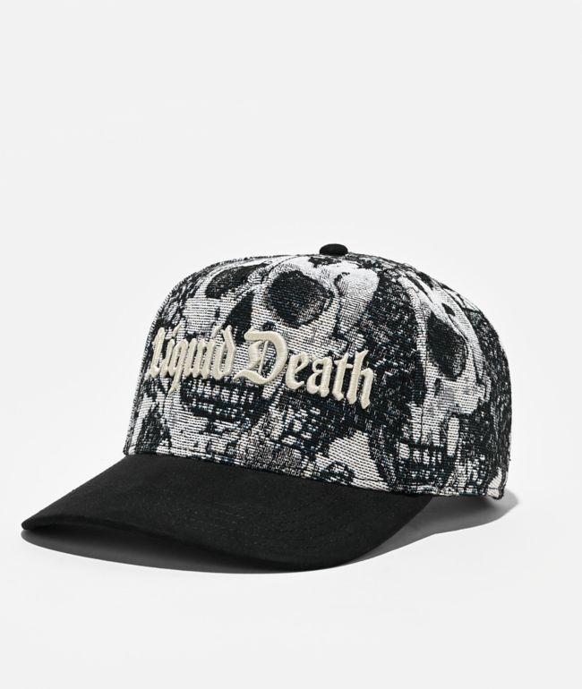 American Needle x Liquid Death Tapestry White Hat - American Needle
