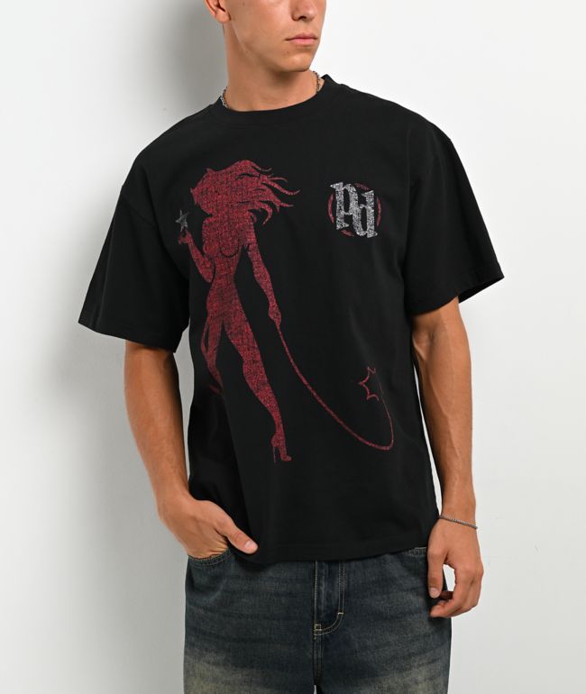 Popular Demand Devil Heat Black T-Shirt - Popular Demand