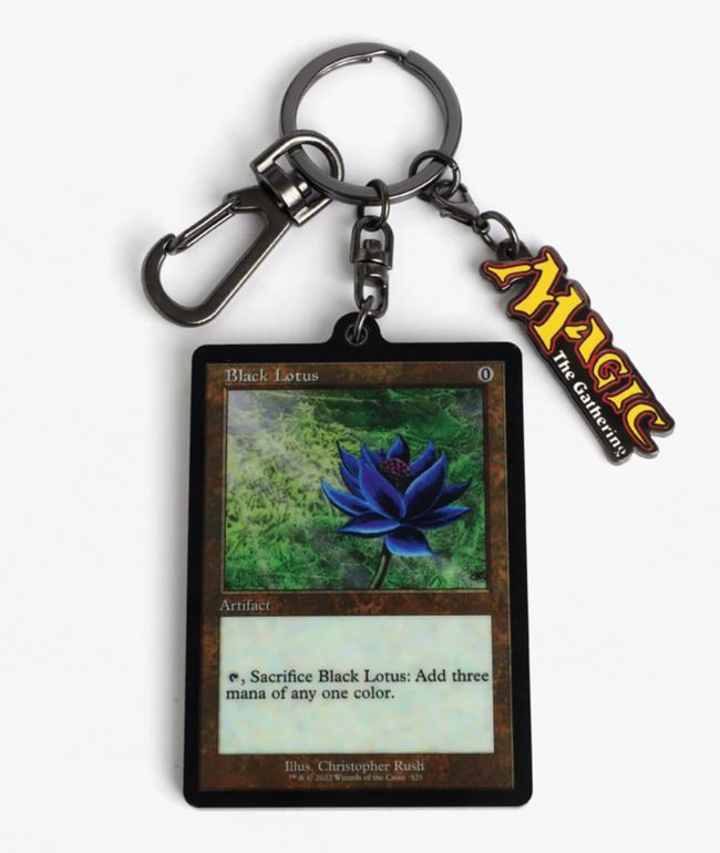 Pintrill x Magic The Gathering Black Lotus Keychain - Pintrill