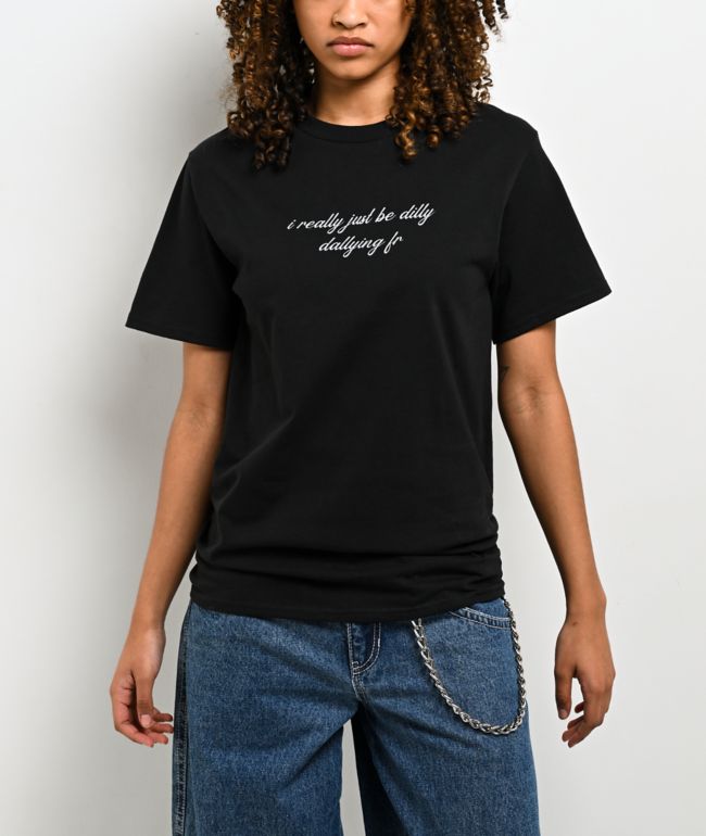 A.LAB Dilly Dallying FR Black T-Shirt - A.LAB
