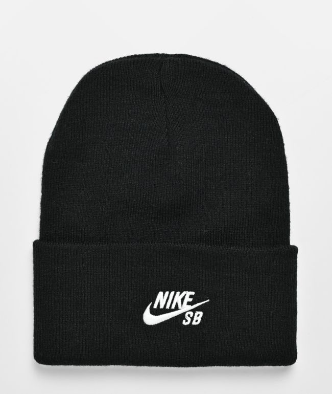 Nike SB Peak Fold Black Beanie - Nike