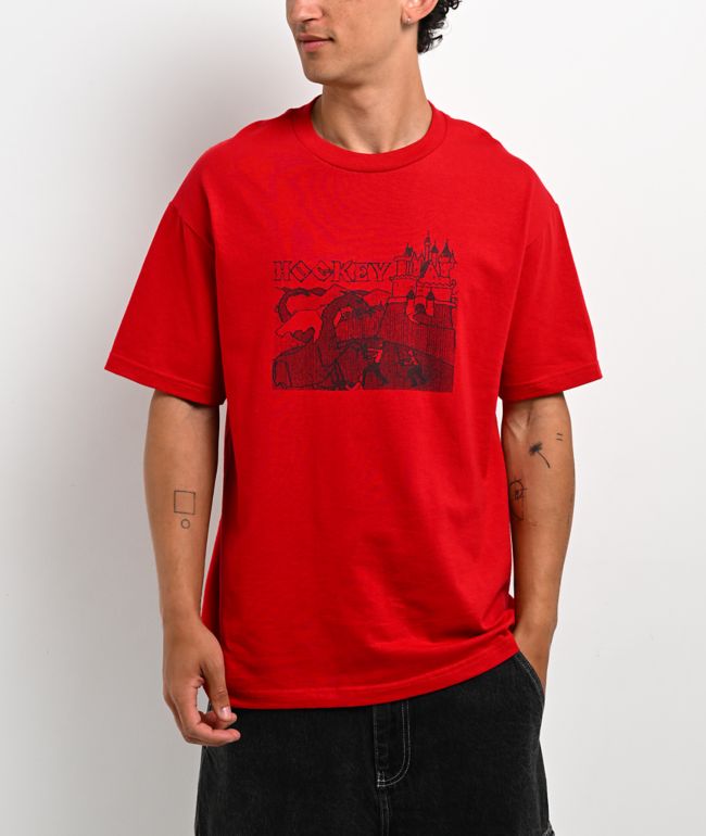 Hockey Dragon Slayer Red T-Shirt - Hockey