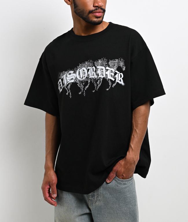 Disorder Horses Black T-Shirt - Disorder Skateboards