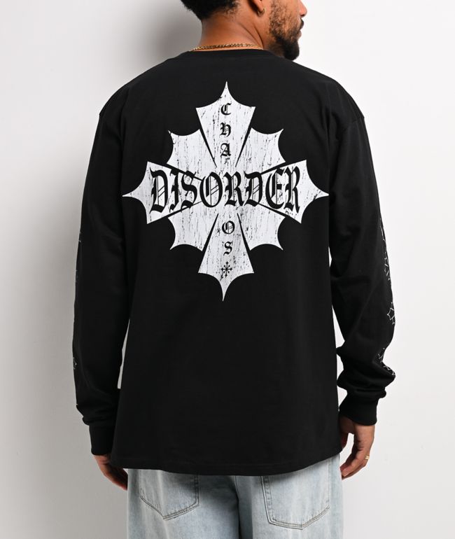 Disorder West Coast Chaos Black Long Sleeve T-Shirt - Disorder Skateboards