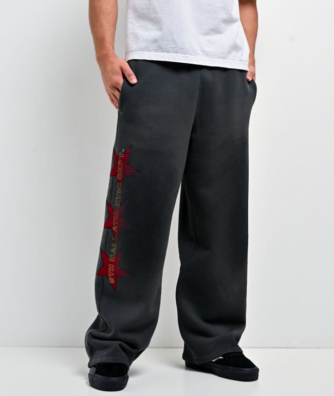 Ninth Hall Stub Star Grey Baggy Sweatpants - Ninth Hall