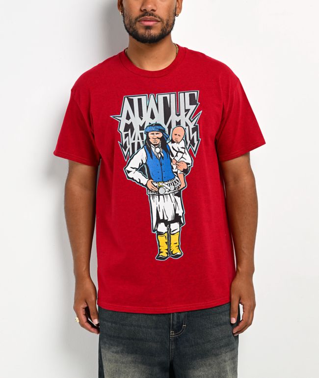 Apache Father & Son Red T-Shirt - Apache