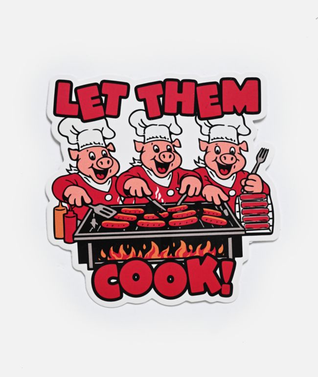COLORYOURWORLD Let Them Cook Sticker - COLORYOURWORLD
