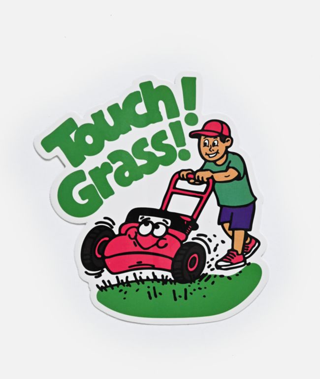 COLORYOURWORLD Touch Grass Sticker - COLORYOURWORLD
