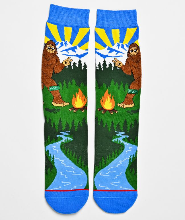 Pyvot Bigfoot Trails Crew Socks - Pyvot