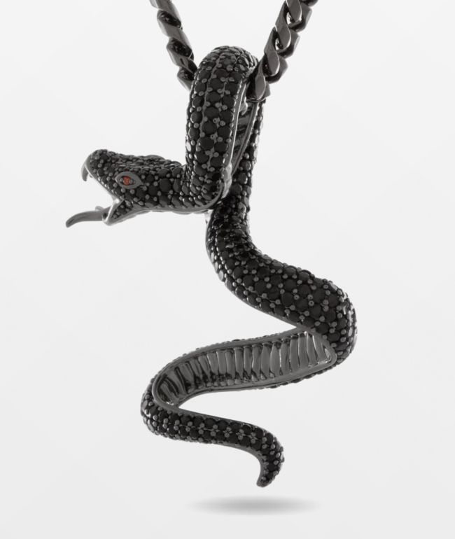 King Ice Black Viper 22" Necklace - King Ice