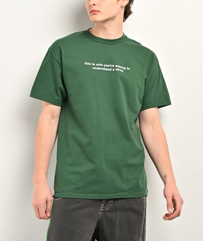 A.LAB Understand A 401K Green T-Shirt - A.LAB