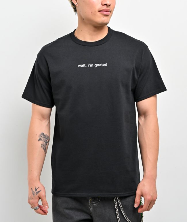 A.LAB Wait, I'm Goated Black T-Shirt - A.LAB