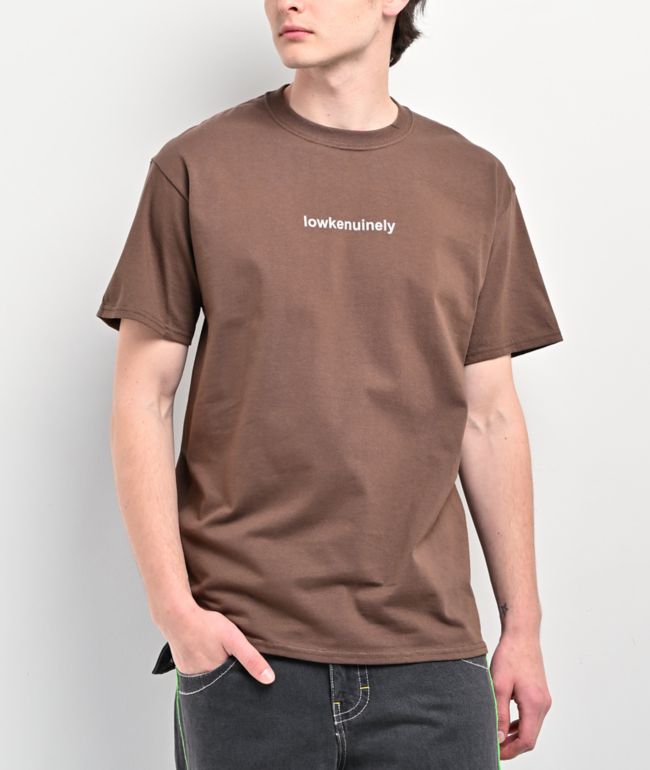 A.LAB Lowkenuinely Brown T-Shirt - A.LAB