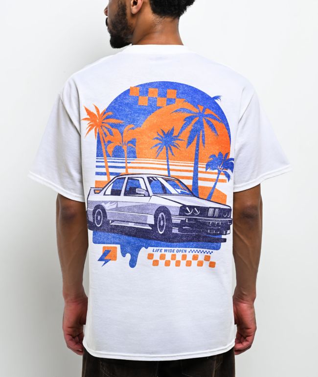 CboysTV Sunset White T-Shirt - CboysTV