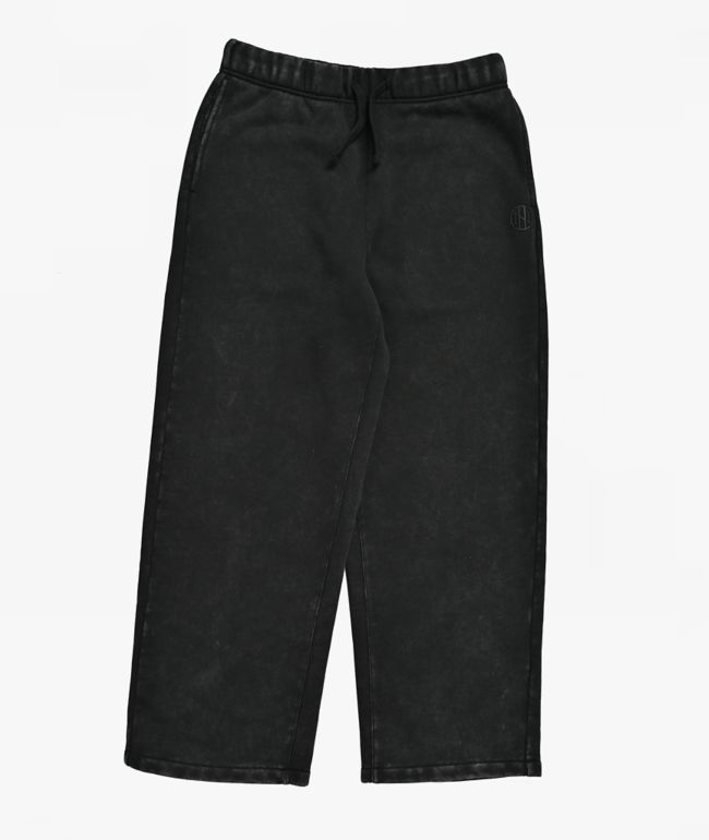 Ninth Hall Kid's Black Wash Oversized Sweatpants - Ninth Hall