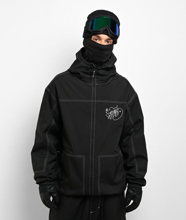 Empyre Big Easy Black 10K Snowboard Jacket - Empyre