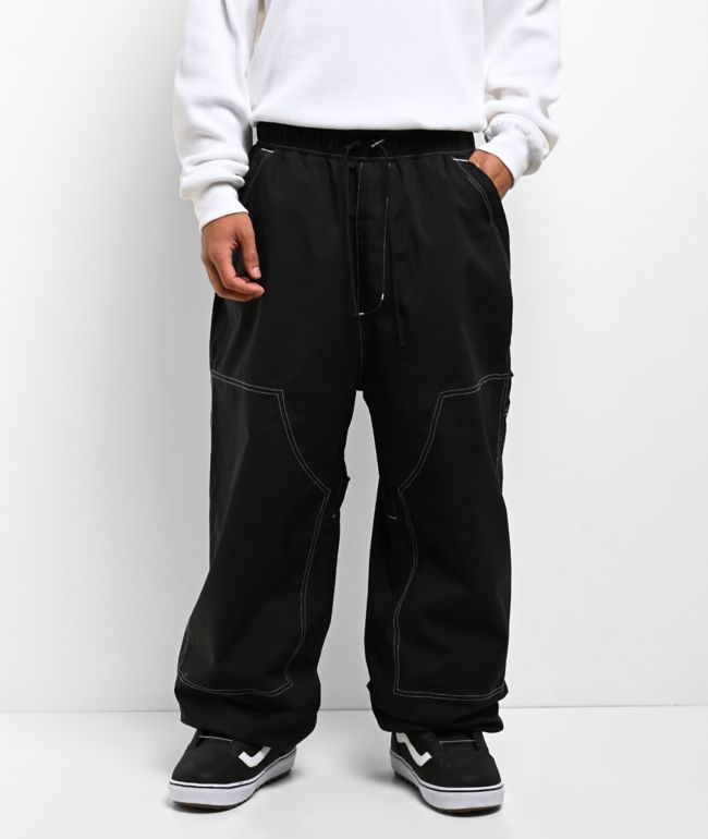 Empyre Hyak Black 10K Carpenter Snowboard Pants - Empyre