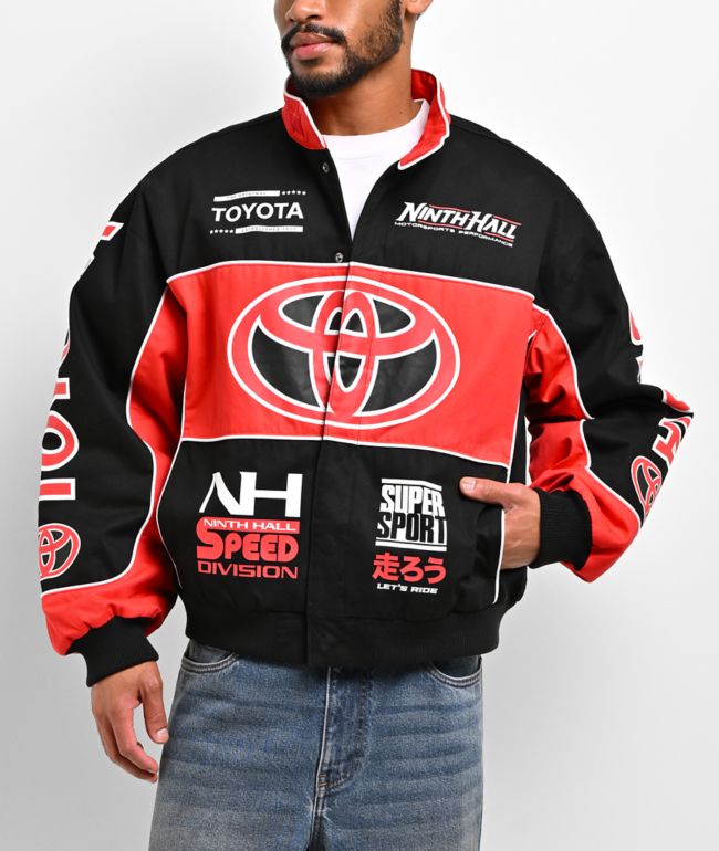 Toyota x Ninth Hall Super Circuit Black Racing Jacket - Toyota