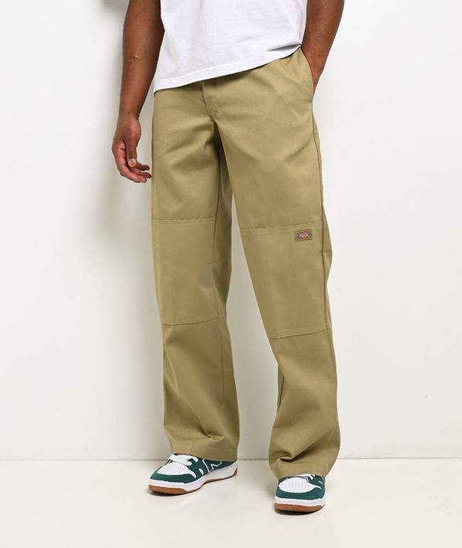 Dickies Worn-In Double Knee Navy Wash Work Pants | Zumiez