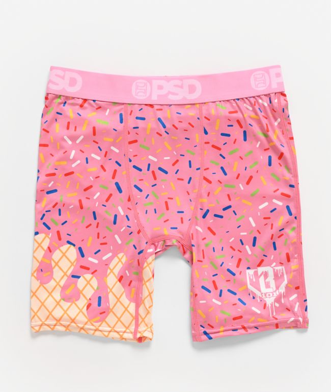 PSD x Baseball Lifestyle 101 Kids Strawberry Ice Cream Boxer Briefs - PSD Underwear