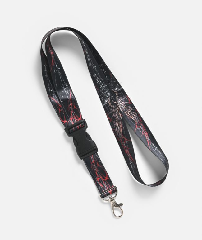 Insomnia Visuals Lethal Black Lanyard - Insomnia Visuals
