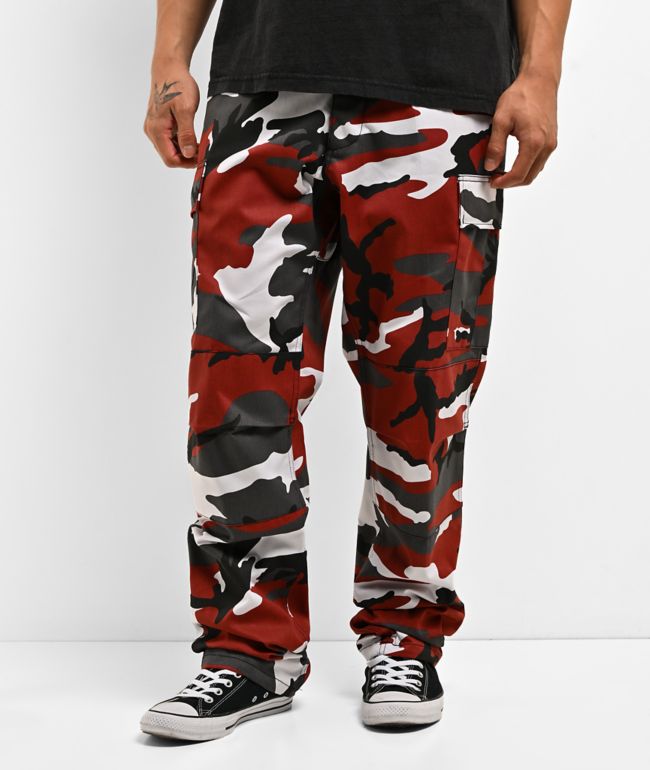 Rothco Tactical BDU Red, Grey & White Camo Cargo Pants - Rothco