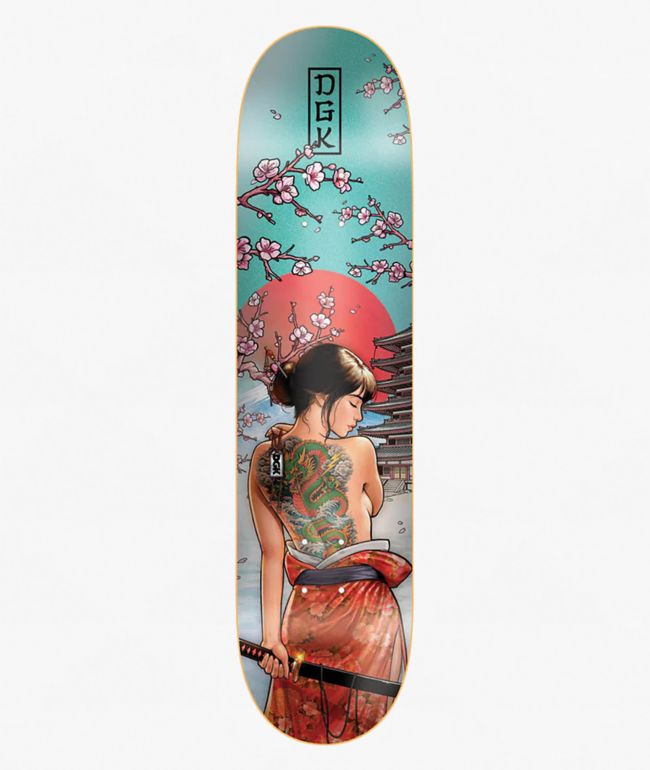DGK Crimson Lotus 8.0" Skateboard Deck - DGK