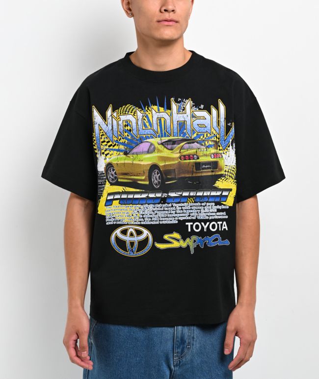 Toyota x Ninth Hall Pure Supra Black T-Shirt - Toyota