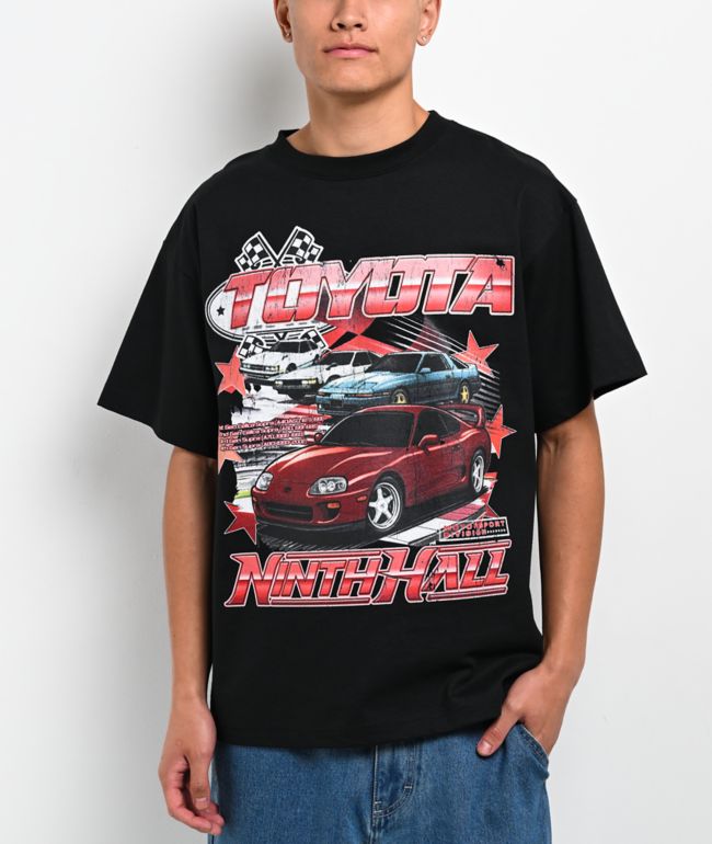 Toyota x Ninth Hall Supra Heritage Black T-Shirt - Toyota