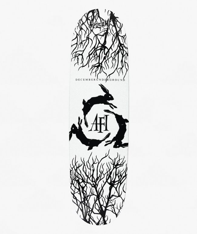 Welcome x AFI Decemberunderground 8.8 Skateboard Deck - Welcome Skateboards