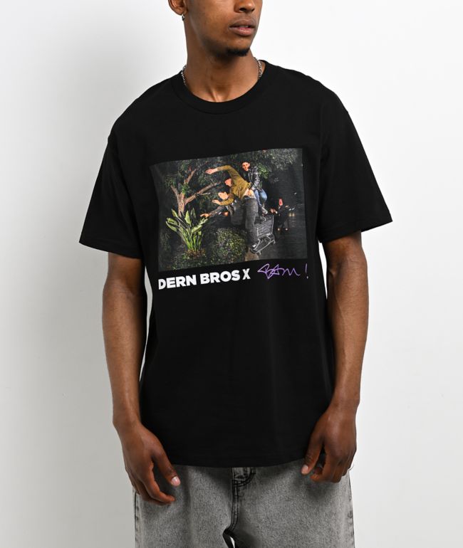 Dern Bros x Bam Black T-Shirt - Dern Bros