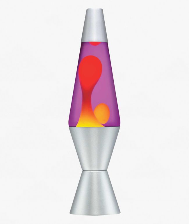 Schylling Orange, Purple & Silver 14.5" LAVA Lamp - 