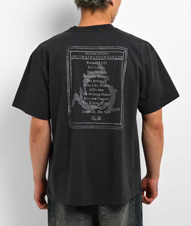 Welcome x AFI Rabbit Grey T-Shirt - Welcome Skateboards