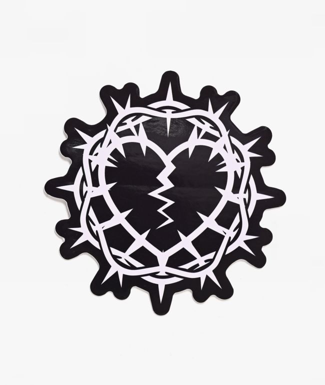 Beverly Hills Broken Hearts Heart Wreath Sticker - Beverly Hills Broken Hearts