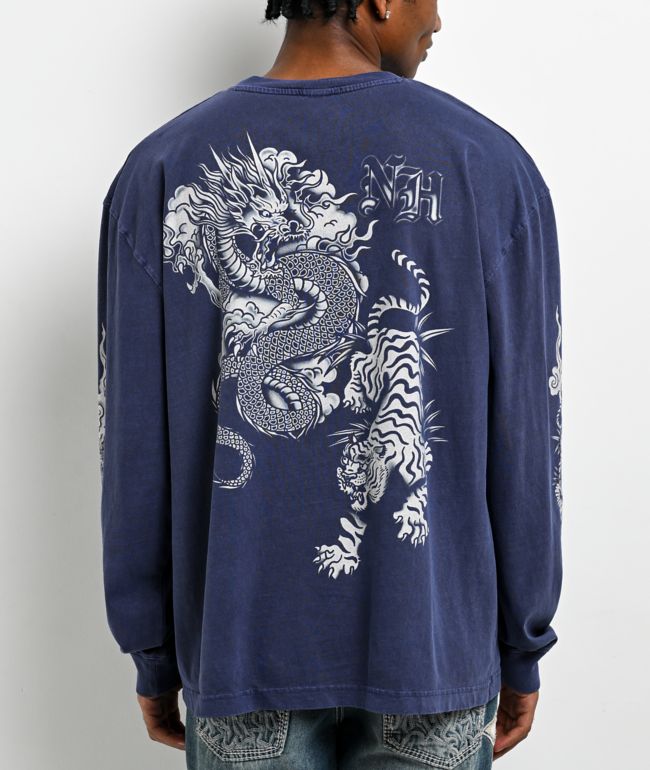 Ninth Hall Fated Rivalry Blue Long Sleeve T-Shirt - Ninth Hall