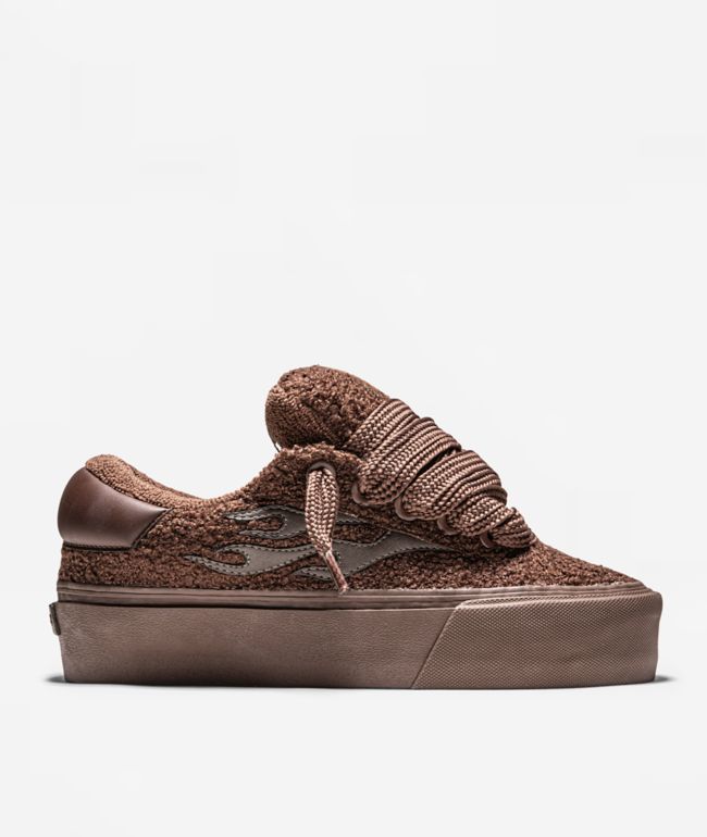 Straye x Ozuna Logan Teddy Choco Shoes - Straye