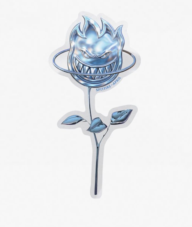 Spitfire x April Big Head Rose Sticker - Spitfire