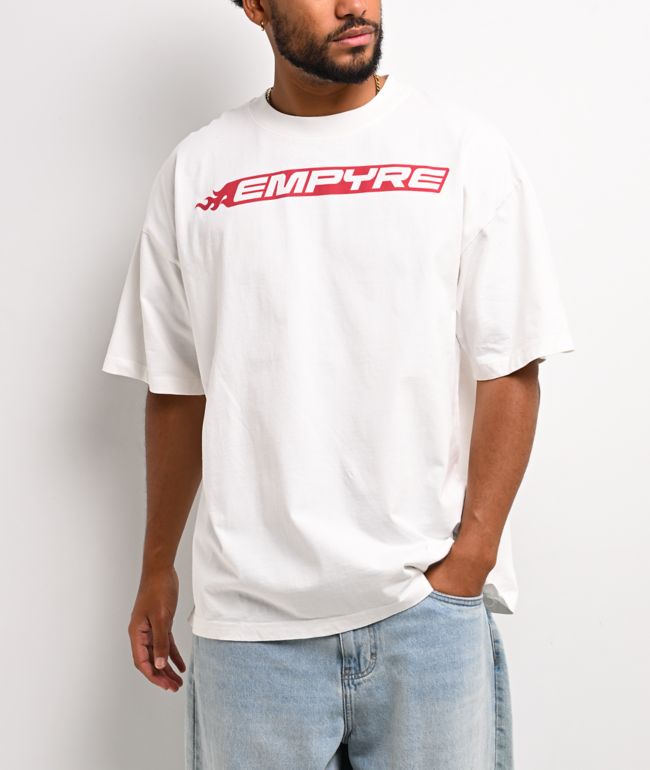 Empyre Fire Logo White T-Shirt - Empyre