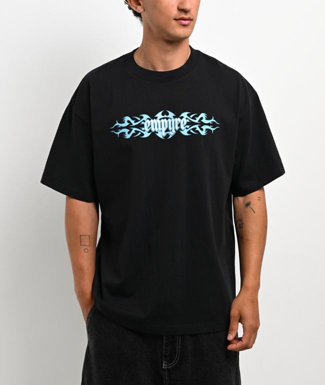 Empyre Into Nation Black Boxy T-Shirt - Empyre