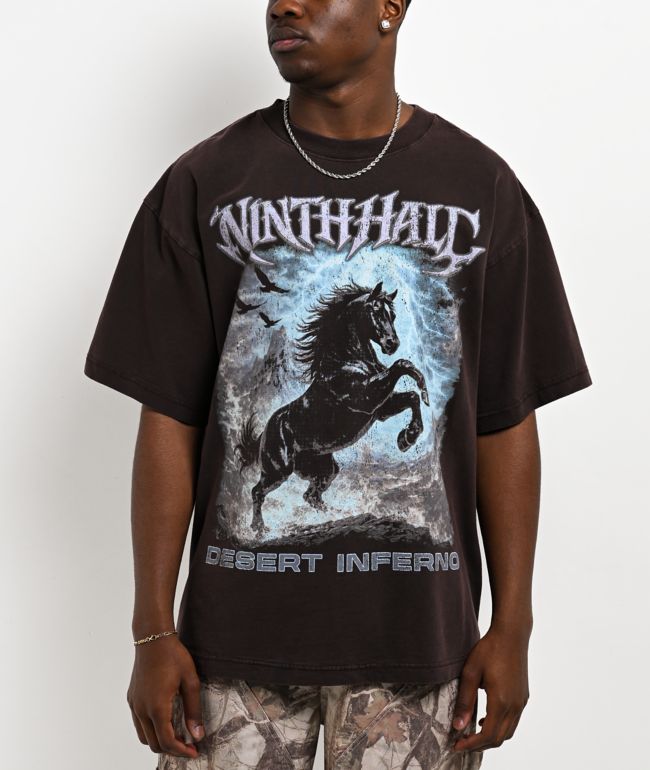 Ninth Hall Desert Inferno Brown T-Shirt - Ninth Hall
