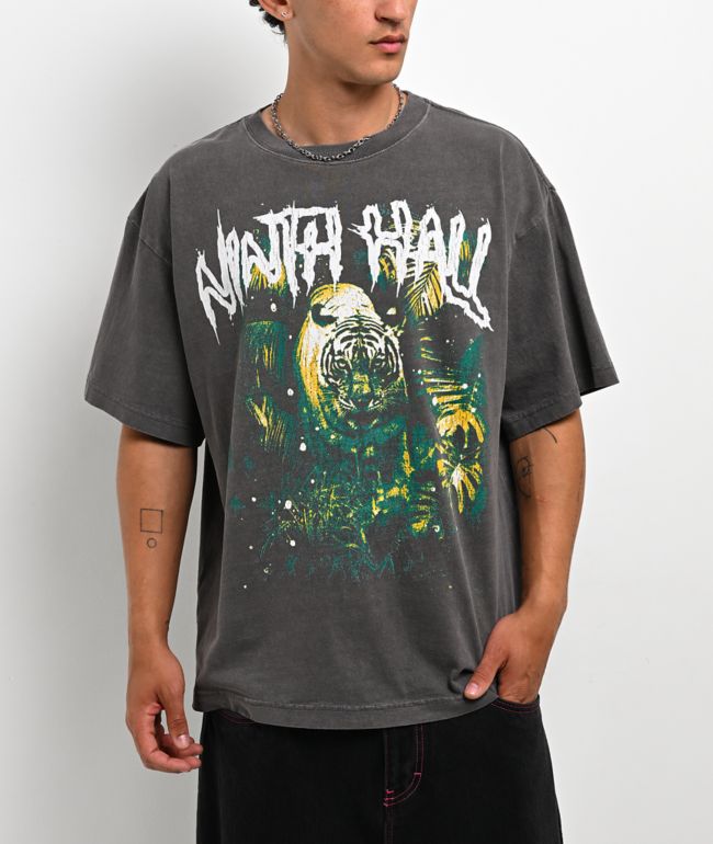 Ninth Hall Scenic Grey Wash Boxy T-Shirt - Ninth Hall