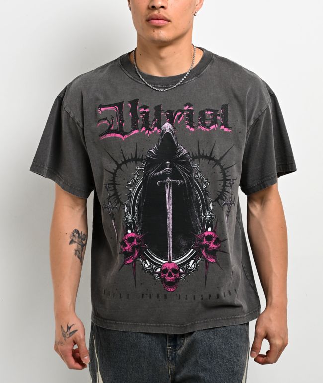 Vitriol Gothic Occult Grey T-Shirt - Vitriol