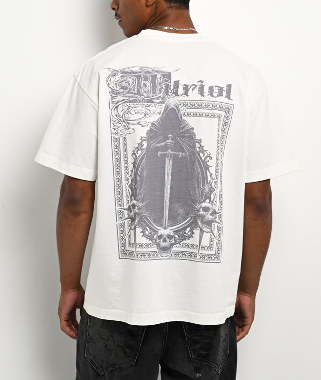 Vitriol Gothic Occult White T-Shirt - Vitriol