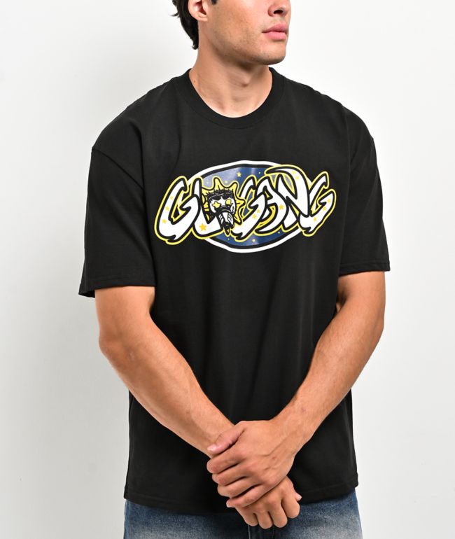 Glo Gang The Global Black T-Shirt - GLO GANG WORLDWIDE