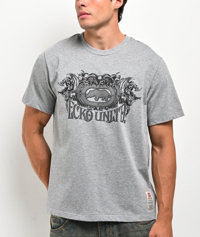 Ecko Root Of All Evil Grey T-Shirt - Ecko